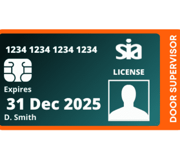 SIA License - Door Supervisor