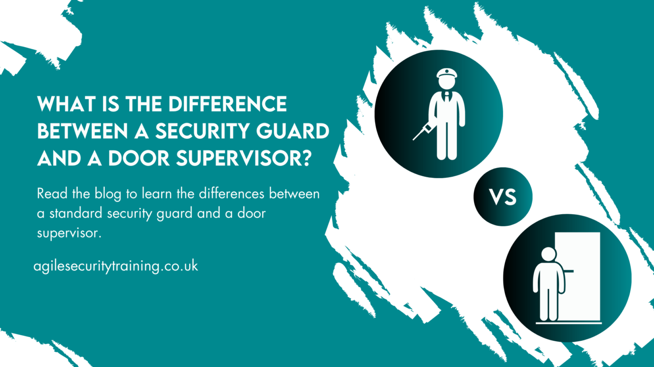 difference between security guard and door supervisor