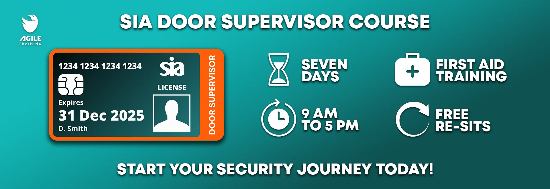 Door Supervisor Course - Desktop Slider