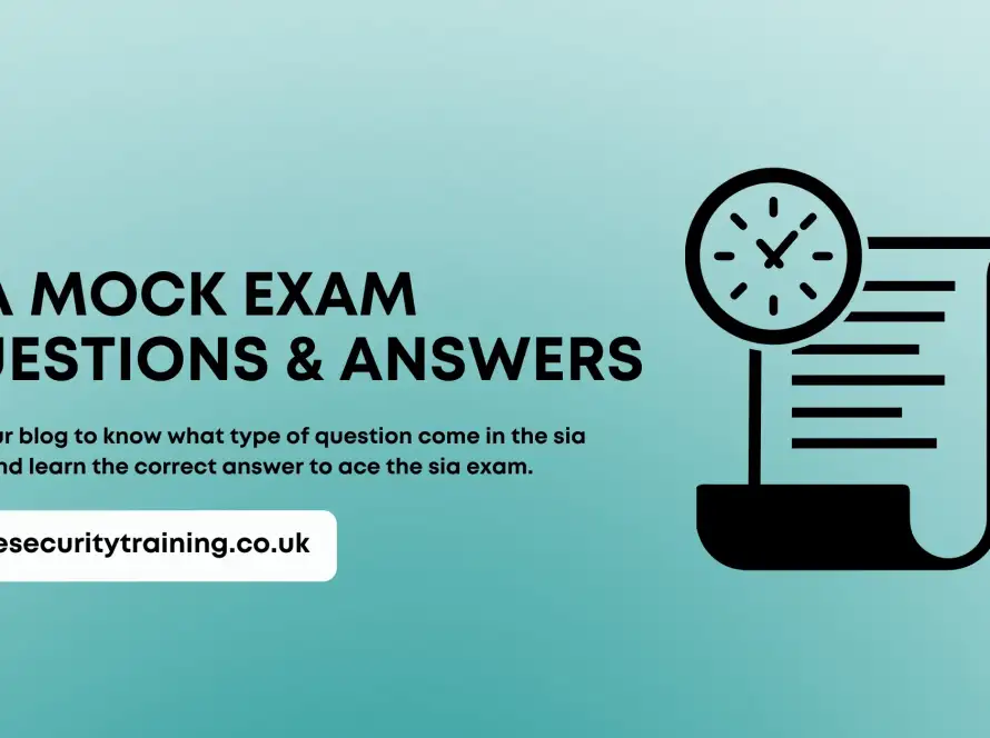 SIA Mock Exam Questions & Answers