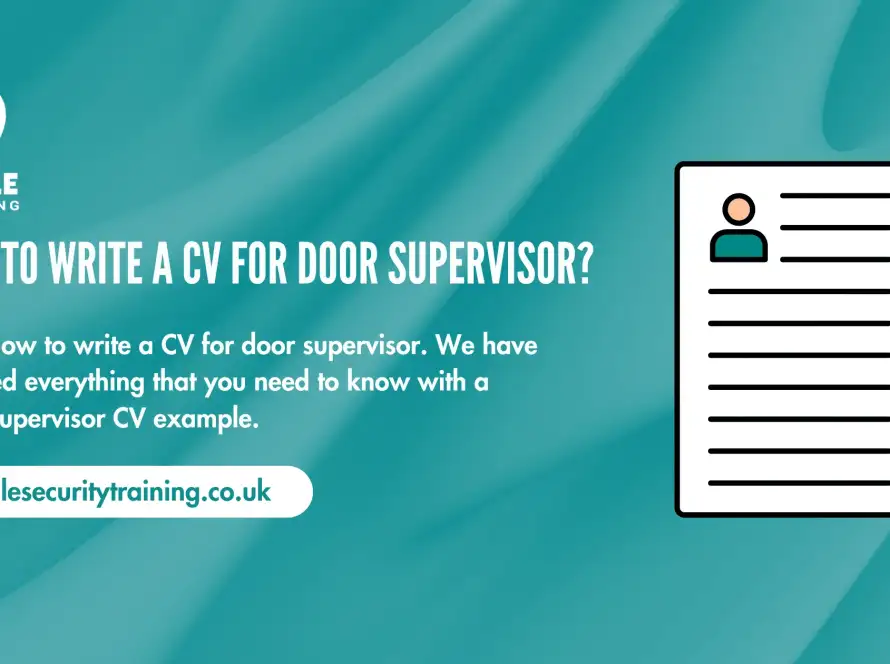 How to write a CV for Door Supervisor