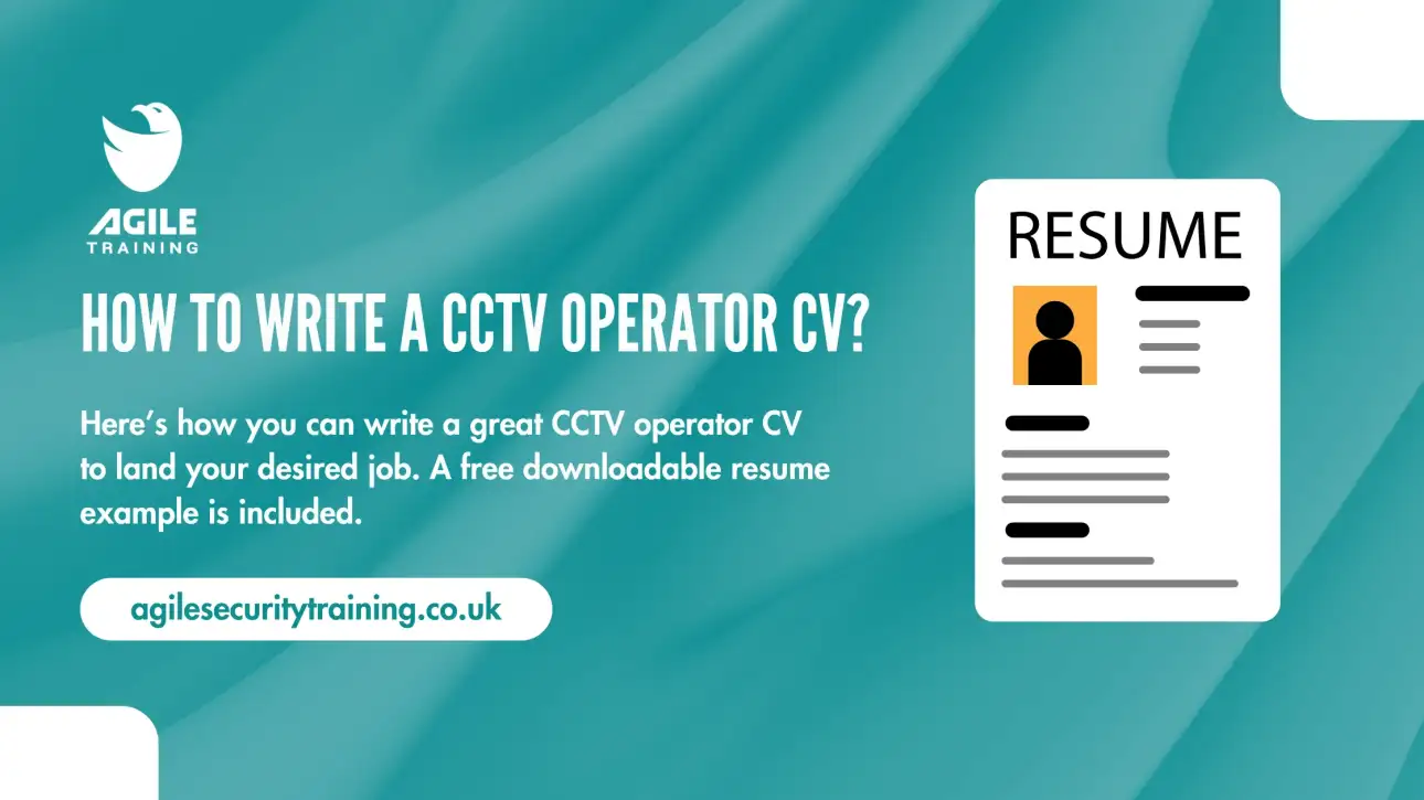 How to write a CCTV operator CV